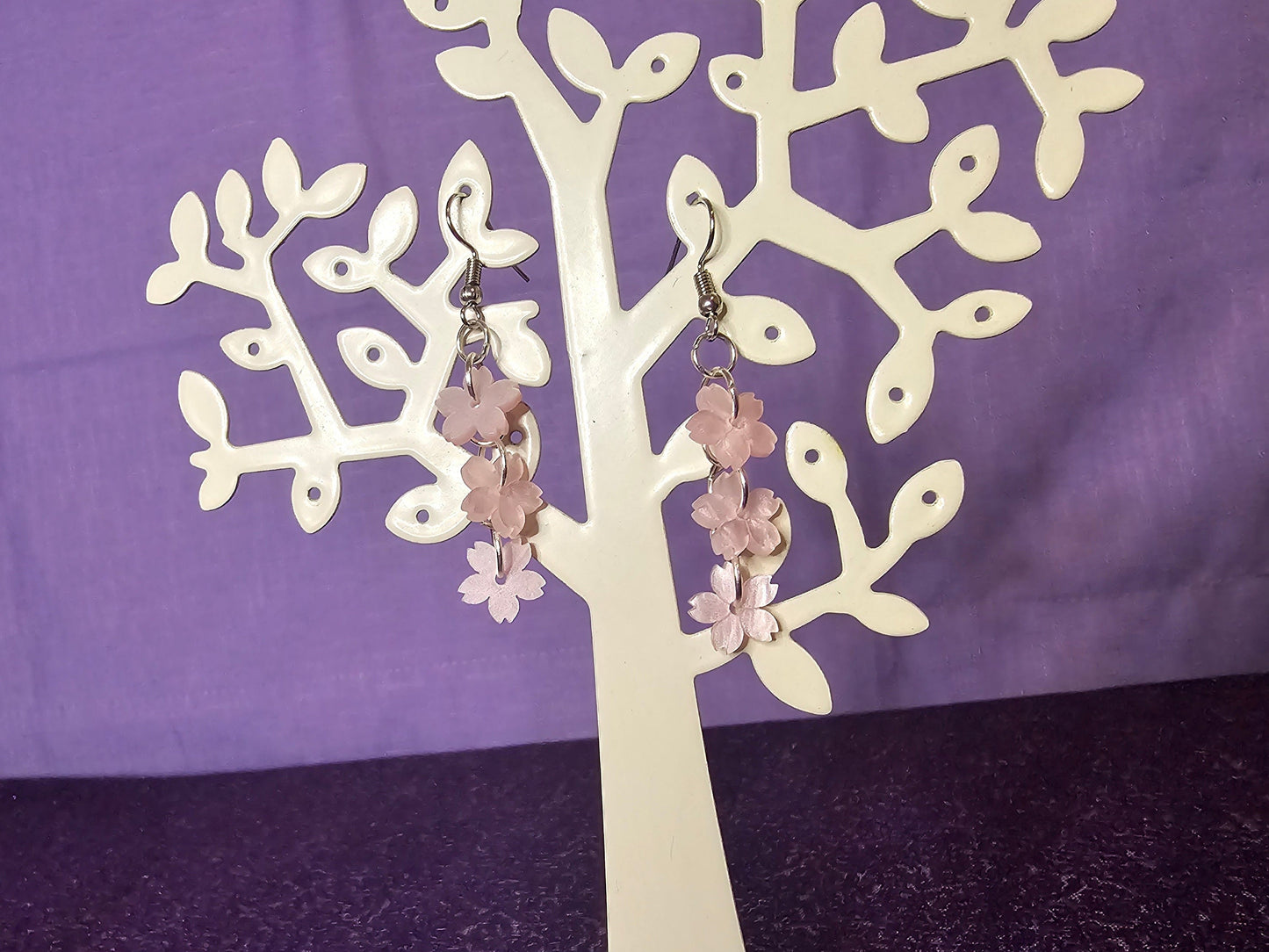 Sakura flower Kawaii earrings - Made to order/ preorder
