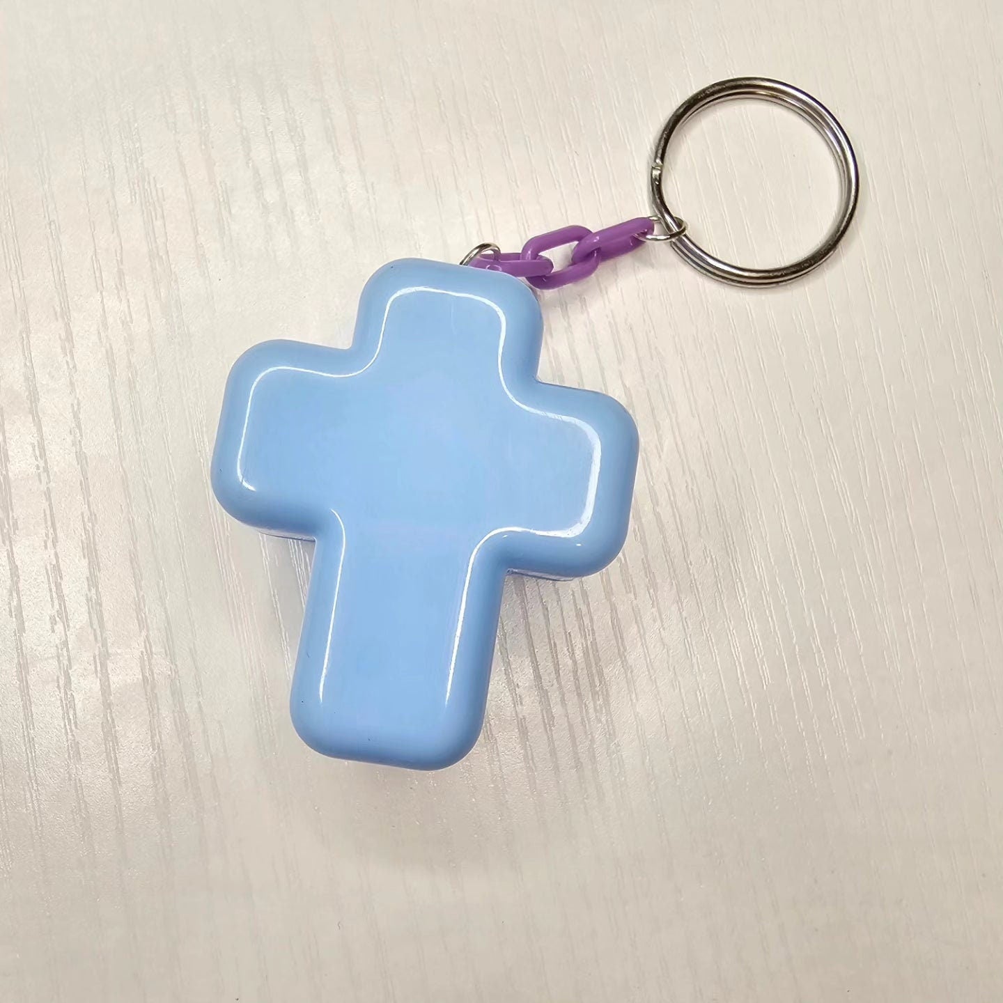 Pastel Cross Keychain
