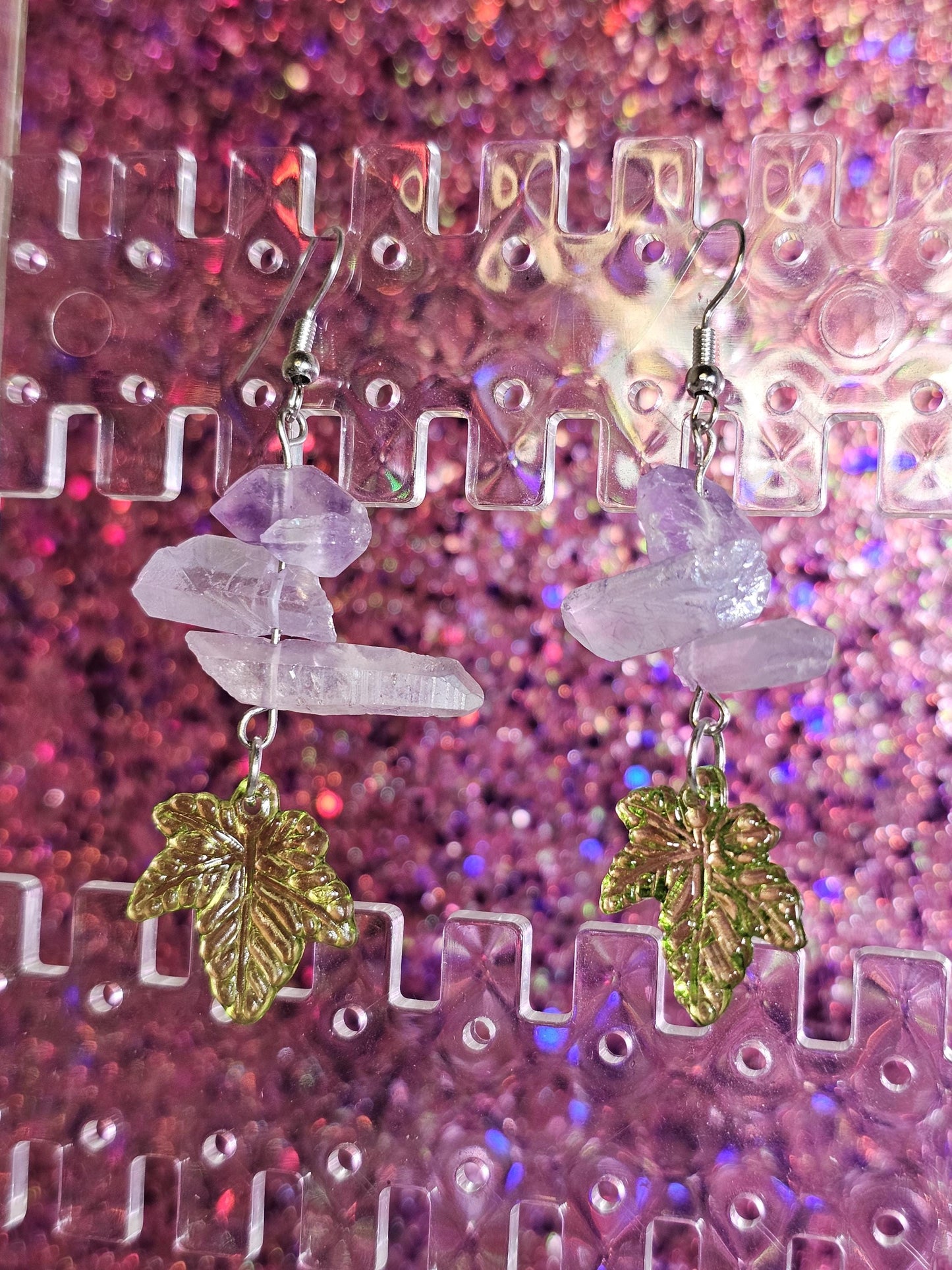 Kush leaf earrings, zaza earrings, 420, cannabis