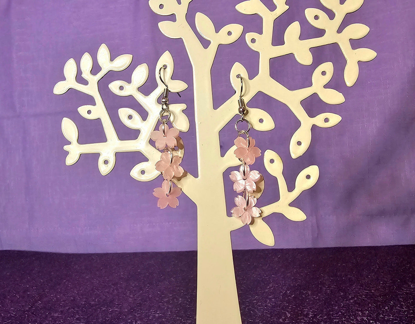 Sakura flower Kawaii earrings - Made to order/ preorder