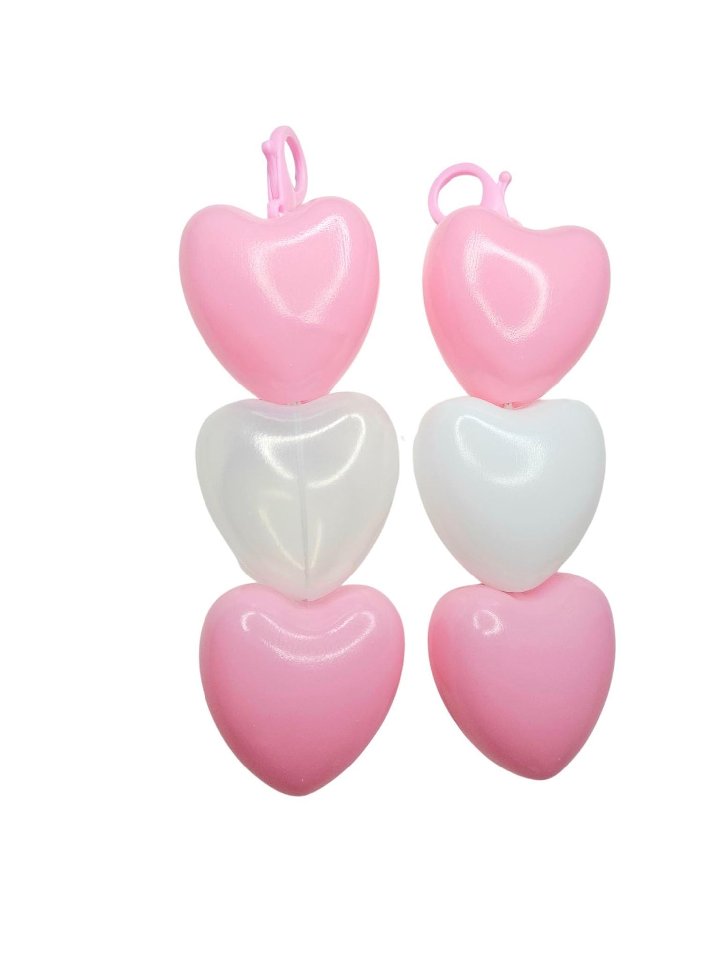 Heart keychain/zipper charm ballpit handmade kawaii accessories