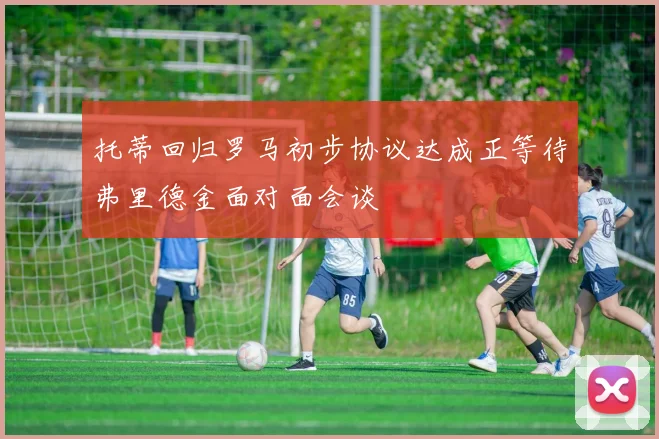 托蒂回归罗马初步协议达成正等待弗里德金面对面会谈